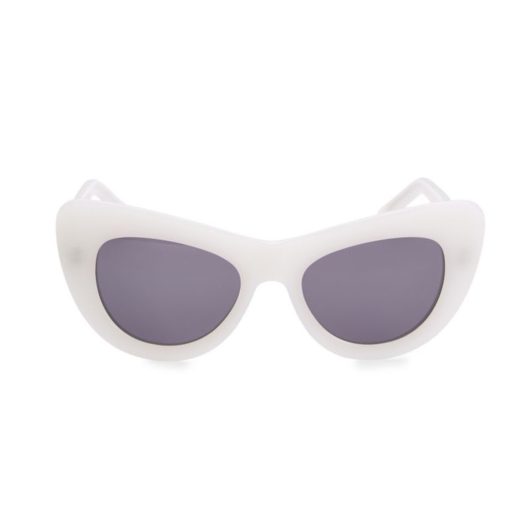 ISO Andy Wolf Jan White Cat Eye Sunglasses